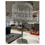 TABLE LAMP/ CRYSTAL SHADE 24 IN