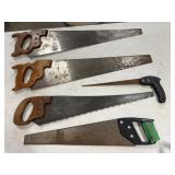 5 WOOD SAWS