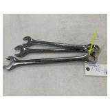 3 WRENCHES, 1 IN, 1 1/16, 1/8