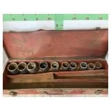 3/4 DRIVE SOCKETS 15/16-1 7/16- 10 OF THEM