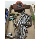 MISC WRENCHES, TAPE MEASURE