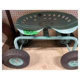 GARDEN CHAIR ON WHEELS