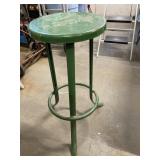 METAL SHOP STOOL 14X30