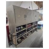HEAVY WOOD STORAGE CABINET (ONLY)- 100X 24X76