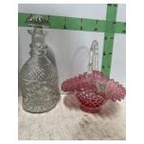 BRIDES BASKET/DECANTER