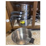 VINTAGE SALAD MASTER PANS & ELECTRIC SKILLET
