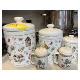 CANISTER SET WITH SALT & PEPPER