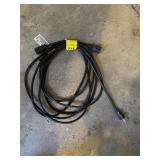 2 SHORT ELECTRICAL CORDS
