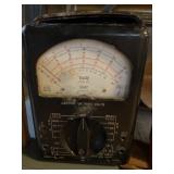 VINTAGE VOLT METER AND ELECTRICAL METER