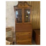 DESK WITH HUTCH  28" X 17" X 68"