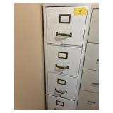 FOUR DRAWER METAL FILE CABINET