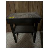WOOD TABLE  24" X 12" X 25"