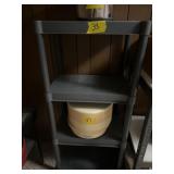PLASTIC SHELF  20" X 12" X 48"