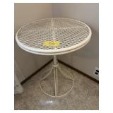 ROUND METAL TABLE  20" X 26"
