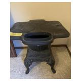 CAST IRON COOK STOVE  2-" X 20" X  22"  REPRO