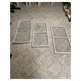 HOMEMADE DRYING RACKS  36" X 15" X 2"