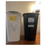 2 SMALL WASTE BASKETS
