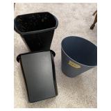 3-SMALL TRASH CANS