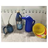 GEAR OIL A-90 & FUNNELS
