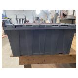 TOTE W/LID  24" X 14" X 12"