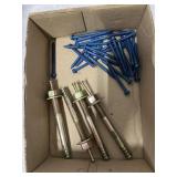 TAPCONS & 4- 1/2 IN CONCRETE ANCHORS