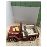 TONKA JEEP- RED LIFEGUARD