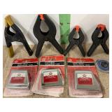 TAPE MEASURE & SPRING CLAMPS