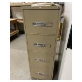 4 drawer file cabinet-bottom drawer is fireproof