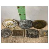 7-WESTERN BELT BUCKLES