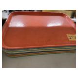 12 PLASTIC TRAYS- 18X14