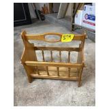 Wood Magazine Rack
