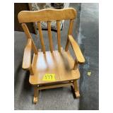 Child Wood Rocking Chair