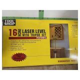 16 IN LASER LEVEL SET (NIB)