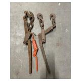 2 HEAVY CHAIN BINDERS