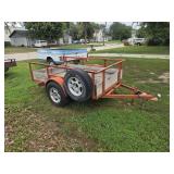 TWO WHEEL TILT BED TRAILER  2" BALL