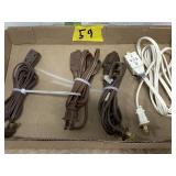 4 HOUSEHOLD ELECTRICAL CORDS