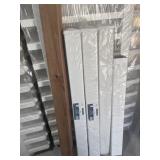 14 PCS VINYL FENCING W/4  POSTS 3