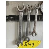 3 SK FLARING NUT WRENCHES  3/8"-11/16"