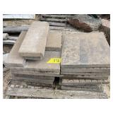 16" X 16" PAVERS  14 FULL 2 BROKEN