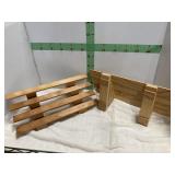 2 MINIATURE LEXOUR RISPLAY RACKS 15X6X4