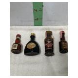 4 MINIATURES PARTIALS SEALED