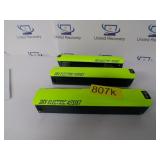 LOT 3PC 36VOLT LITHIUM ION BATTERIES