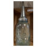 Atlas Strong Shoulder Mason jar oil can