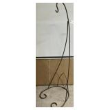 Iron Hanging Plant Stand w/Scroll Base, 57' h