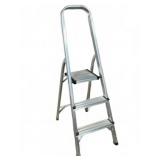 Three-Step Aluminum Folding Ladder
