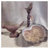 Cast Iron Bird Statues, 2