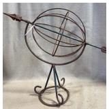 Iron Armillary Sphere Garden Ornament