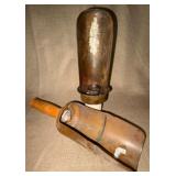 Copper Scoop & Metal Candleholder