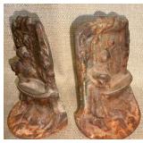 Cast Iron Figural Bookends