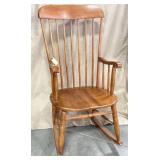 Windsor Style Wooden Rocking Chair